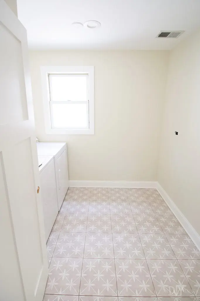 Laundry room floor tile