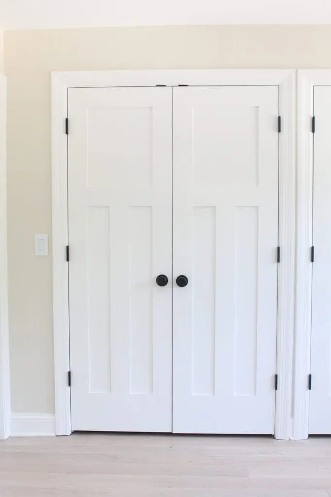 Dummy door knobs on closets