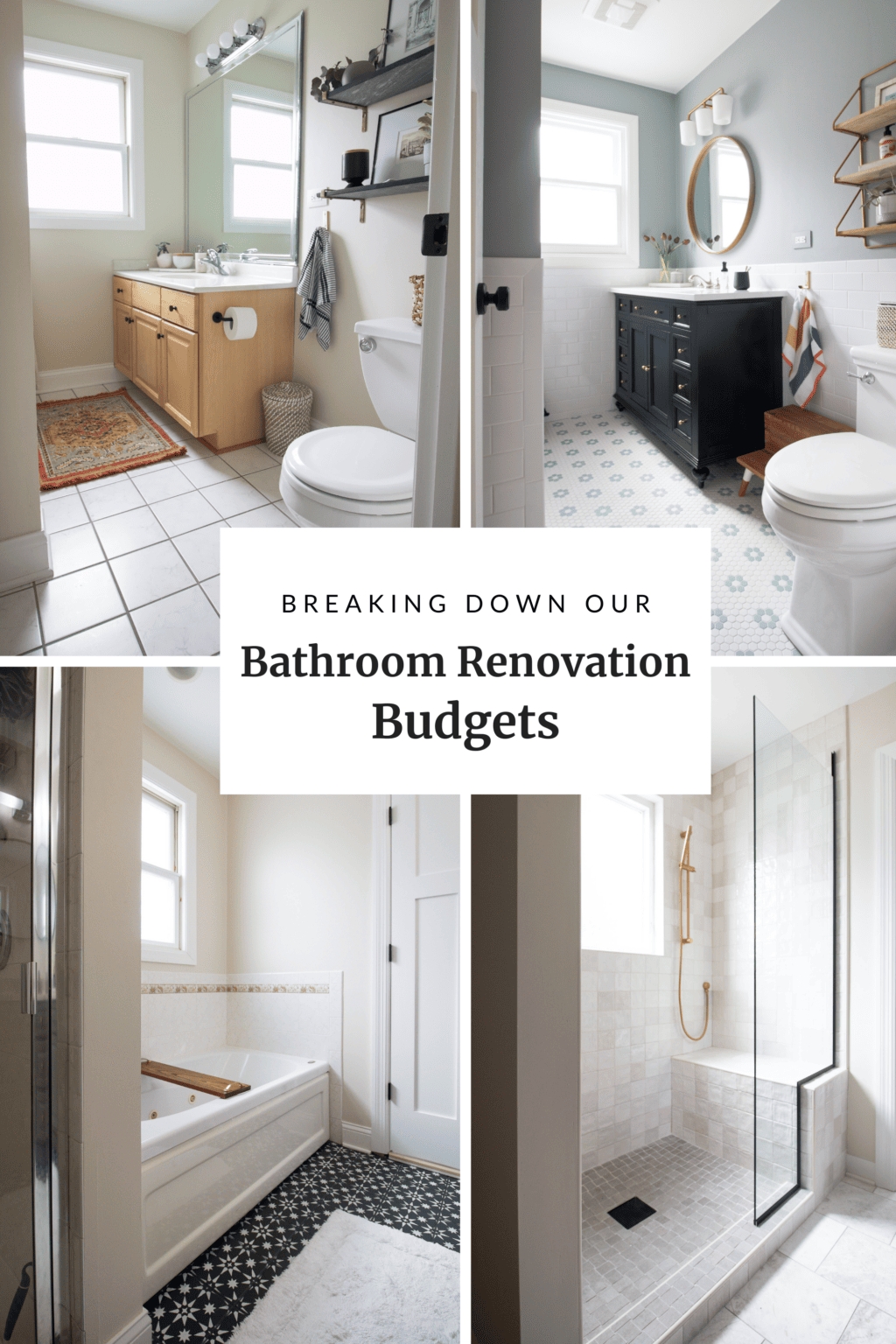 Our bathroom renovation budget